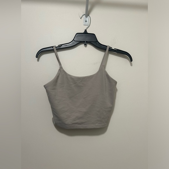 Tops - small tahira gray tank top with a built in bra!
